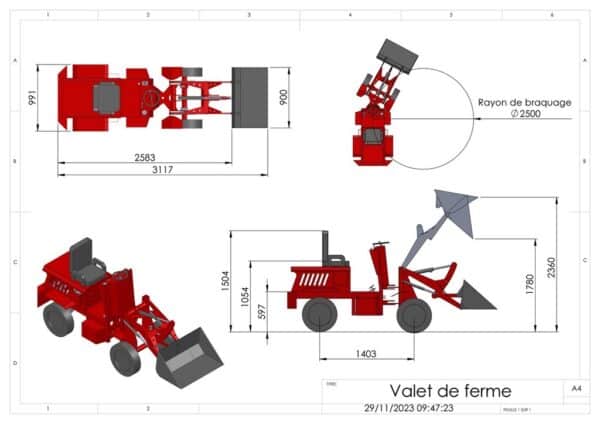 Valet de ferme HHO