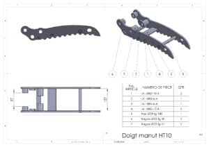 Doigt manut HT10