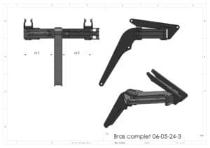 Plan bras déportable