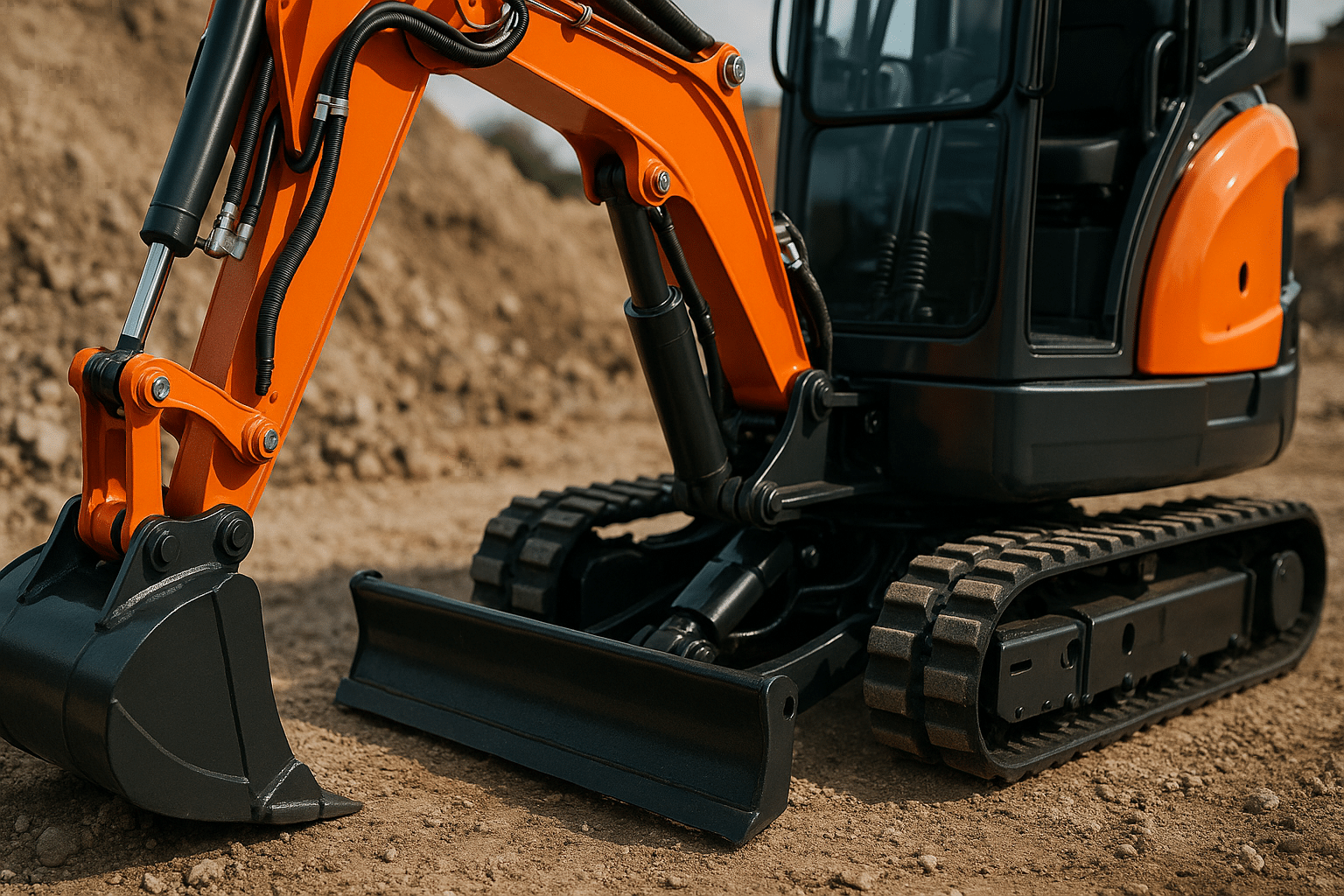 mini-pelle 3.5 tonnes - illustration